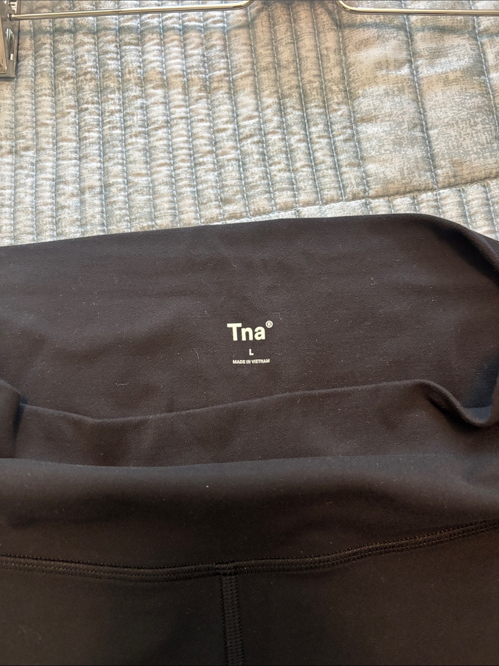TNA Black leggings with Subtle Logo
